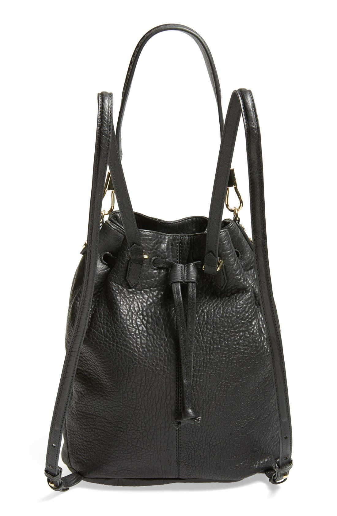 Elizabeth and James 'Cynnie' Leather Sling Backpack, Alternate, color, 