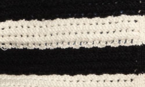Shop Sanctuary Stripe Open Stitch Cotton Bomber Cardigan
