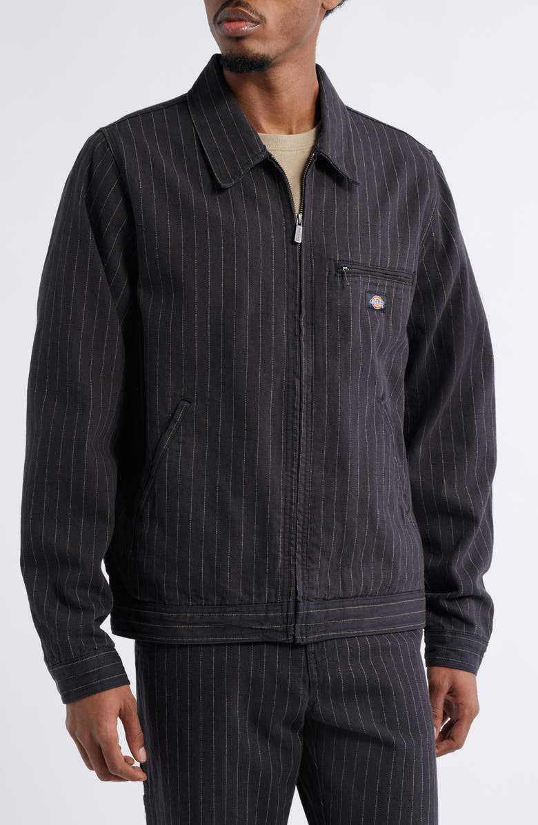 Dickies Service Stripe Cotton Canvas Painter's Jacket, Alternate, color, 