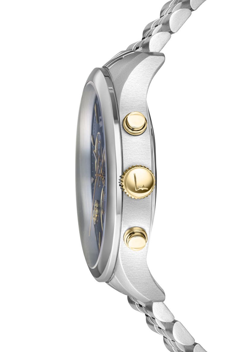 Duo Chronograph Bracelet Watch, 28mm, Alternate, color, STAINLESS STEEL