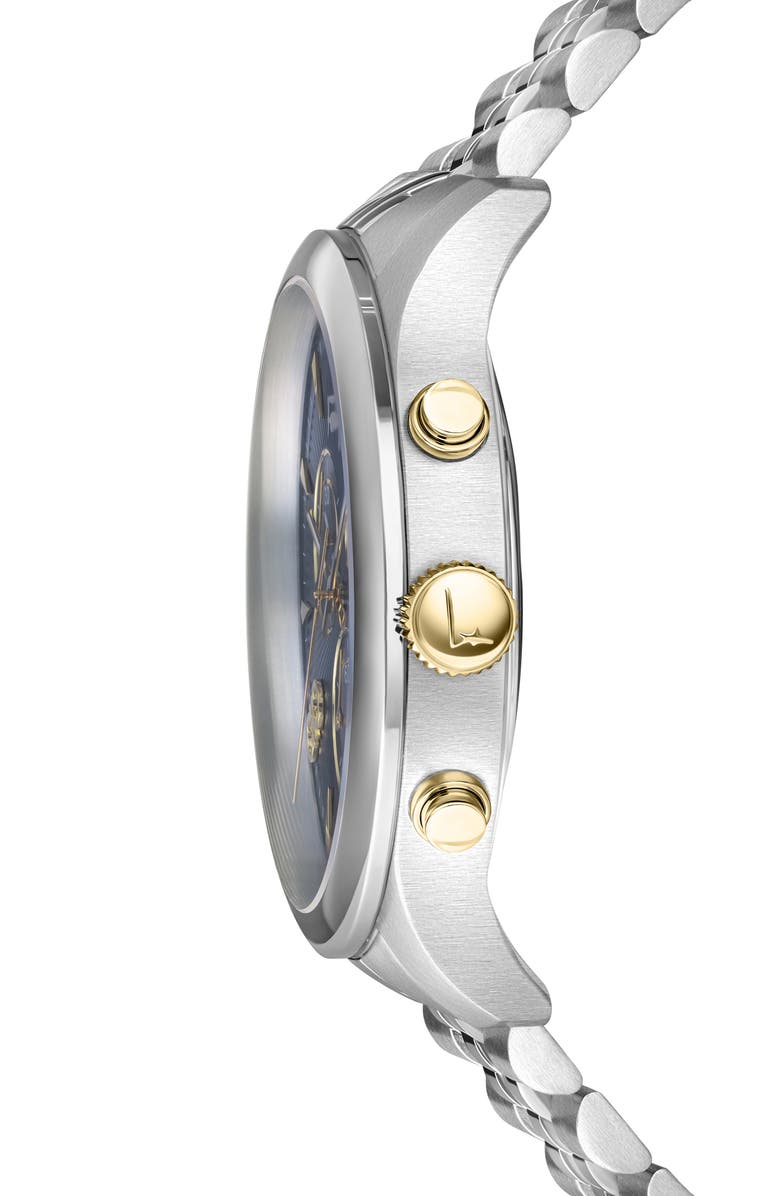 FERRAGAMO Duo Chronograph Bracelet Watch, 28mm, Alternate, color, Stainless Steel