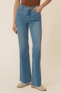 KUT from the Kloth Kelly Fab Ab Raw Hem High Waist Kick Flare Jeans