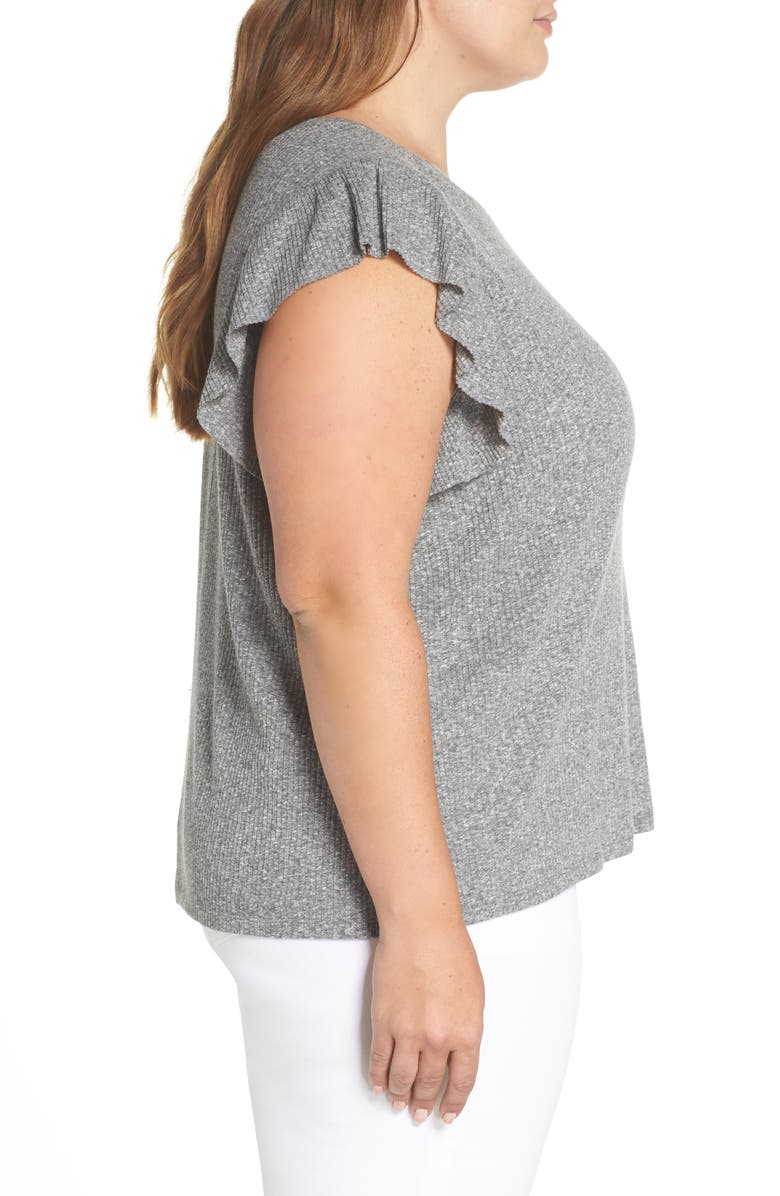 BP. Ruffle Sleeve Tee, Alternate, color, 