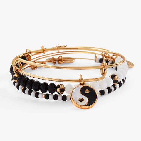Yin Yang Bangle Bracelet Set Of 3