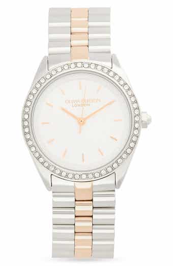 Bejewelled Quartz Bracelet Watch, 34mm