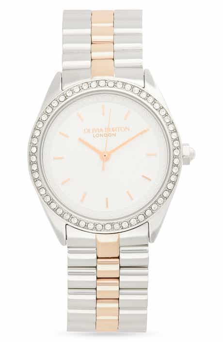 Bejewelled Quartz Bracelet Watch, 34mm