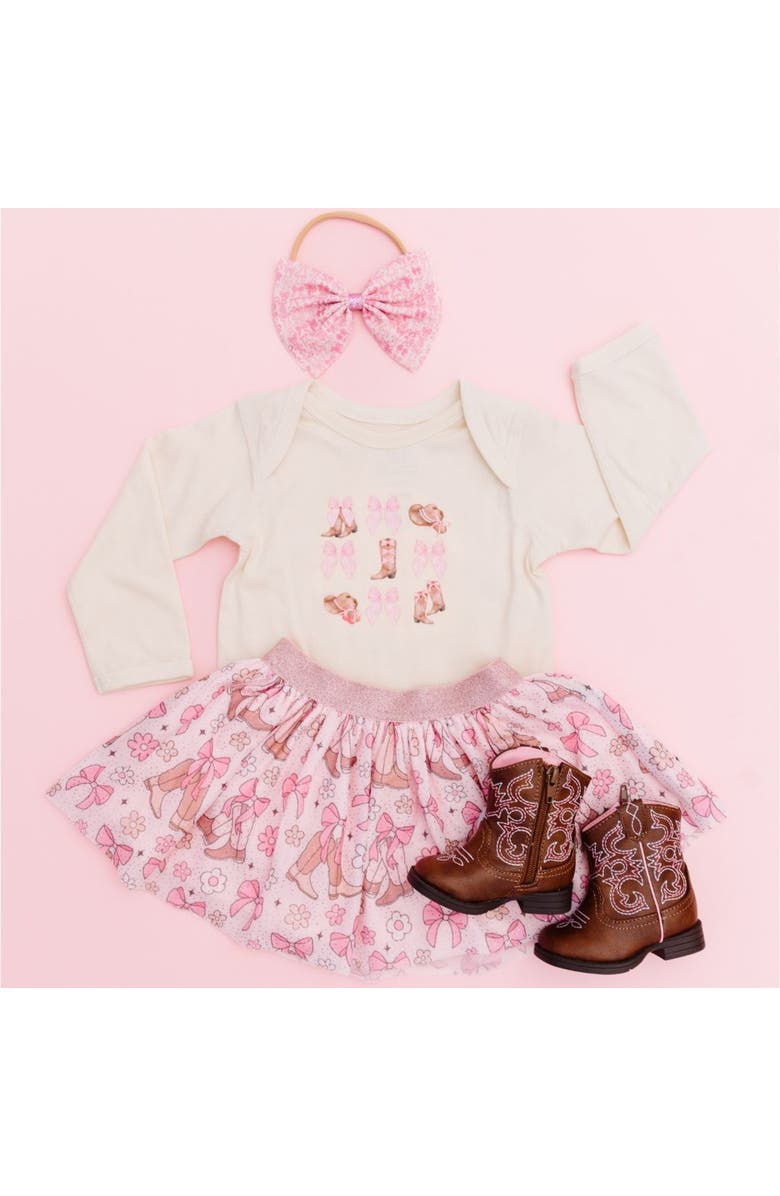 Sweet Wink Cowgirl Long Sleeve Bodysuit, Alternate, color,