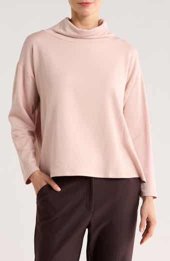 Eileen Fisher Drapey Funnel Neck Top