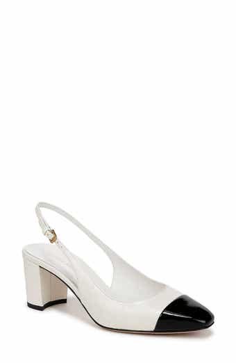 Veronica Beard Cecile Cap Toe Slingback Pump