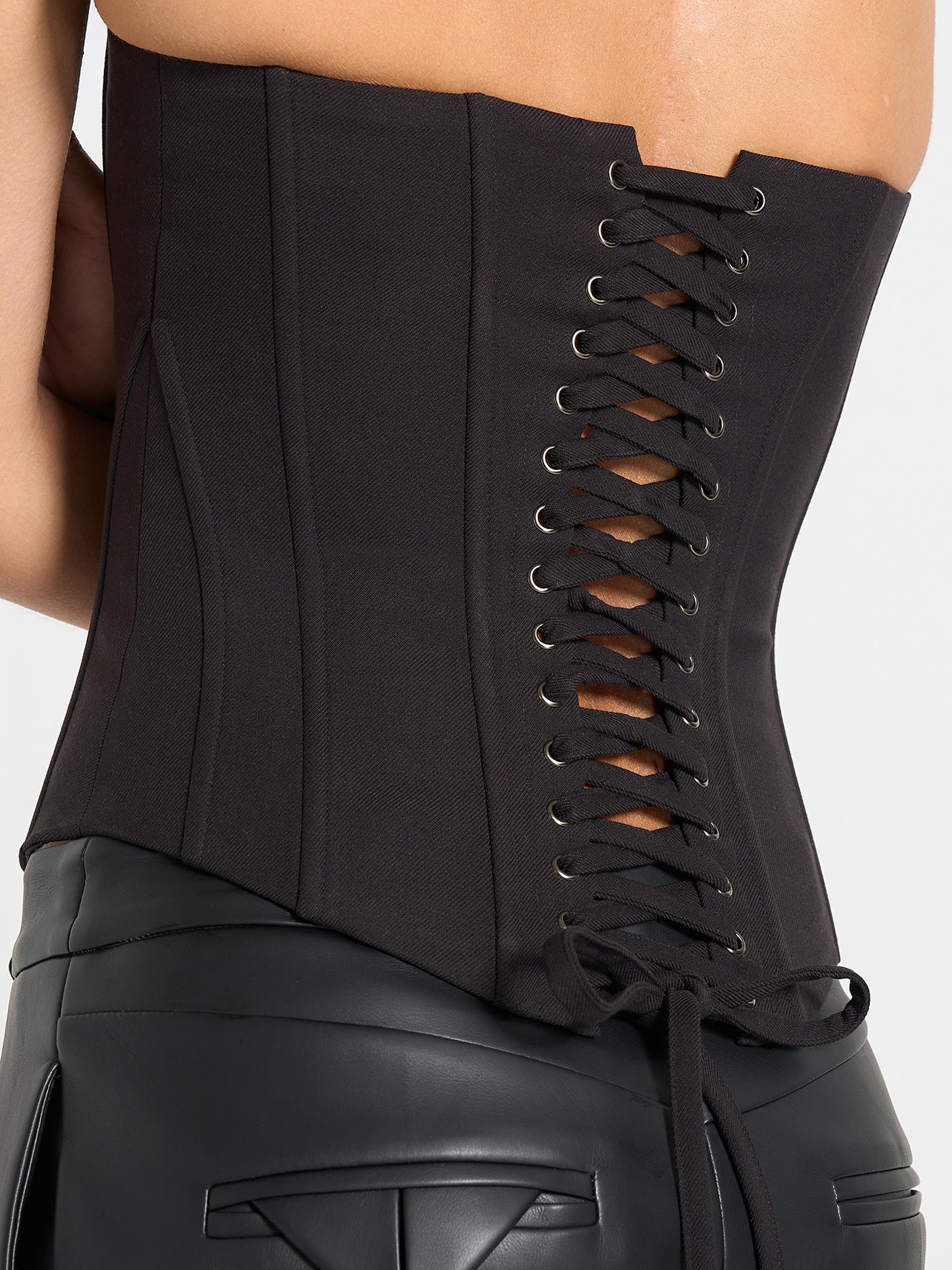 Scarlett Tailored Lace Up Corset - image 2