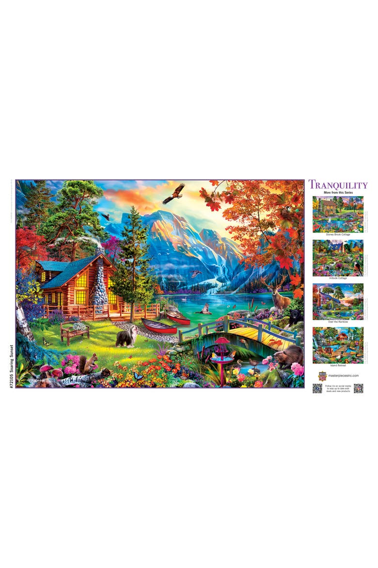 Soaring Sunset 1000 Piece Jigsaw Puzzle, Alternate, color, Multicolor