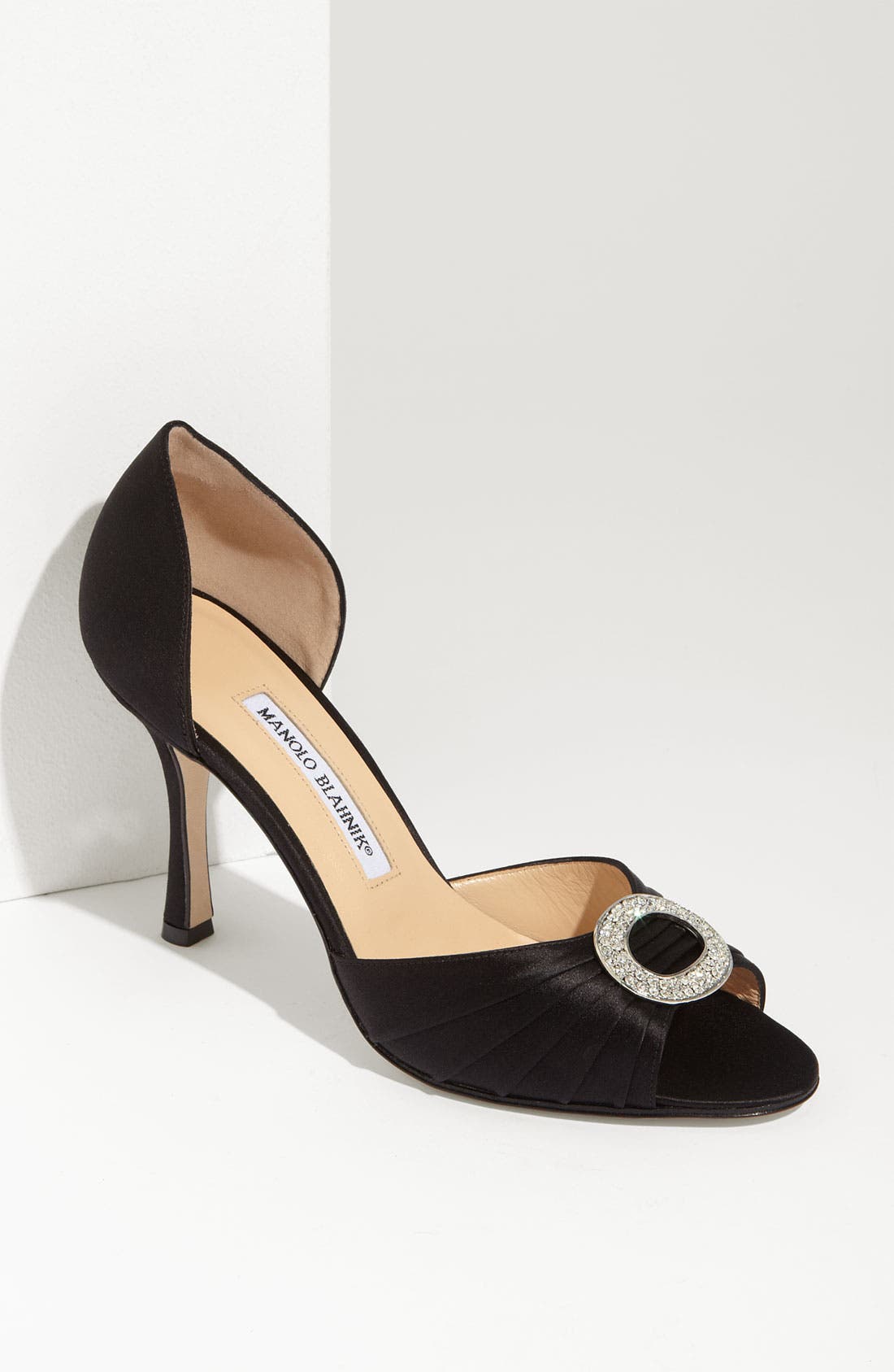 Manolo Blahnik 'Sedaraby' Open Toe d'Orsay Pump, Main, color, 