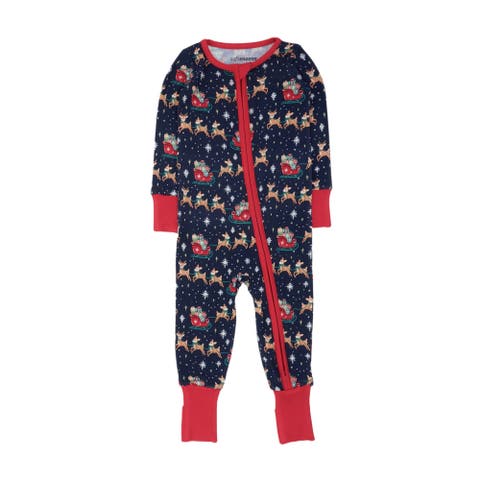SoftSnooze Gender Incusive Holiday Convertible One Piece Pajamas