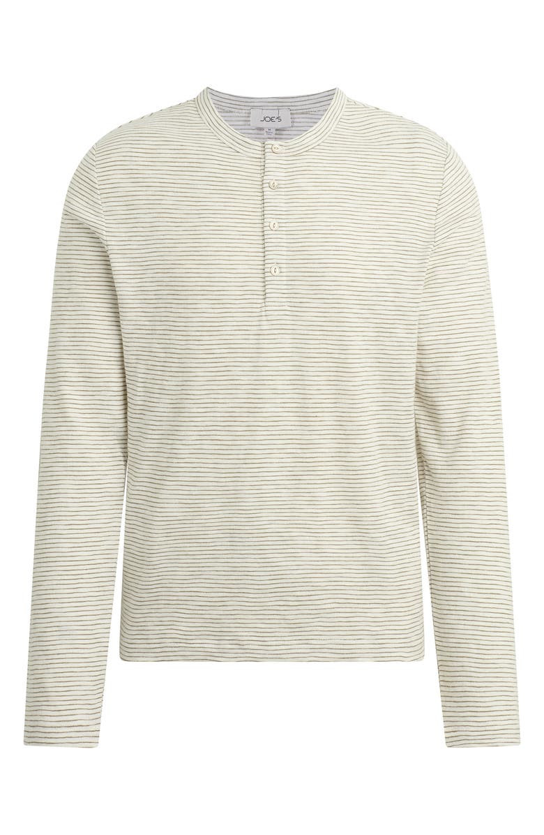 Joe's Stripe Long Sleeve Henley, Alternate, color, Seagrass