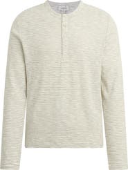 Joe's Stripe Long Sleeve Henley