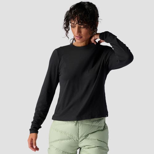 Backcountry Destination Long-sleeve Shirt In Black