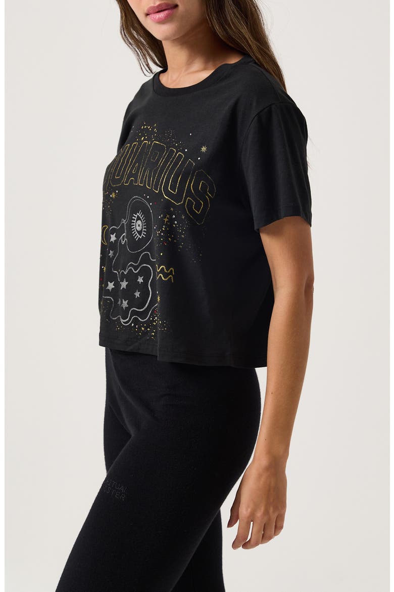 Aquarius Mercury Graphic T-Shirt, Alternate, color, BLACK