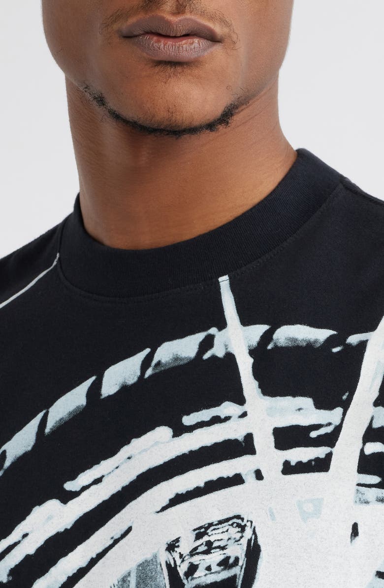 ICECREAM Oversize Chrome Graphic T-Shirt, Alternate, color, 