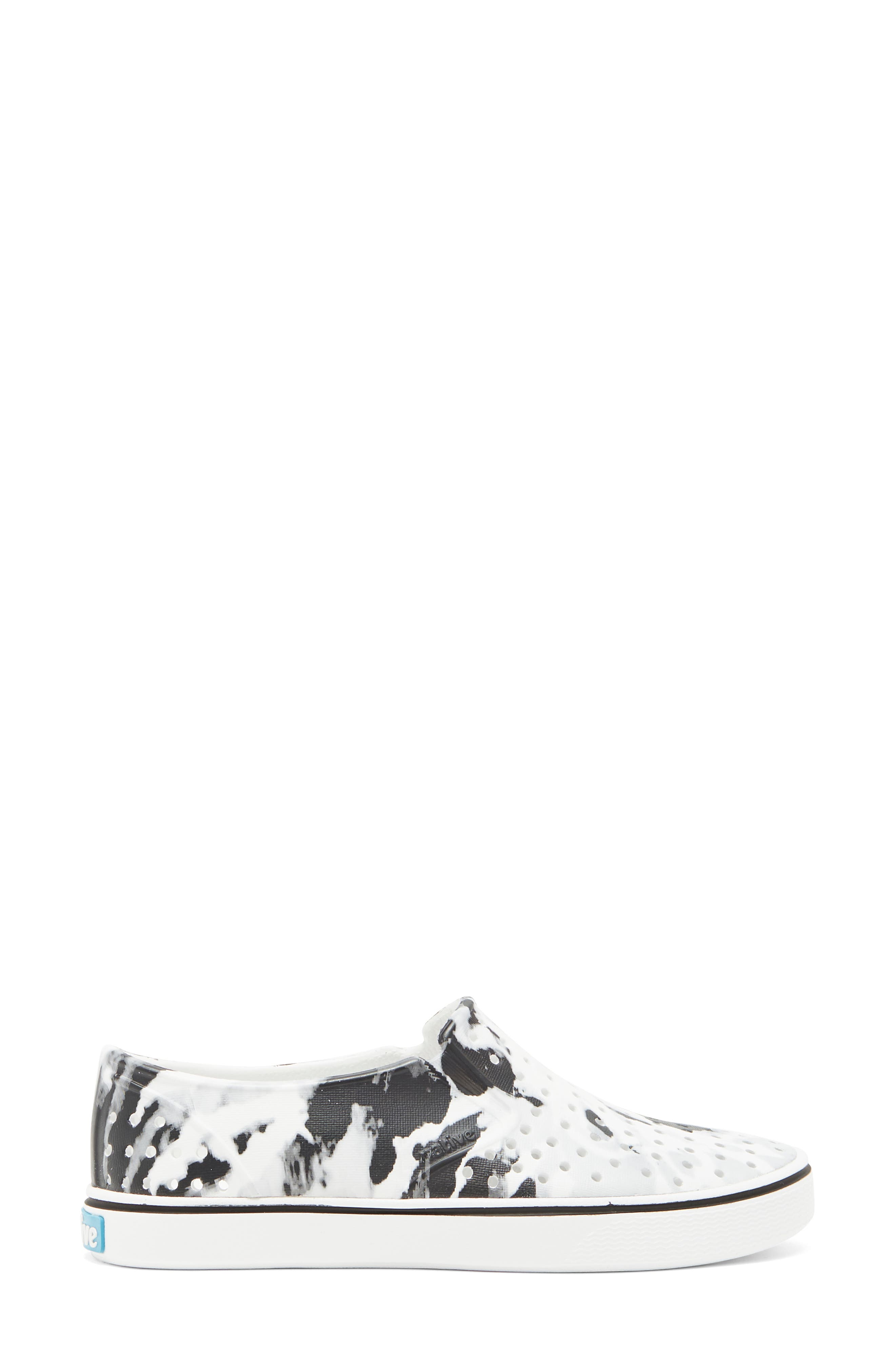 Miles Print Slip-On Sneaker, Alternate, color, SHELL WHITE/ GREY TIE DYE