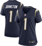 Nike Women's Nike Quentin Johnston Navy Los Angeles Chargers Alternate Super Chargers Game Jersey
