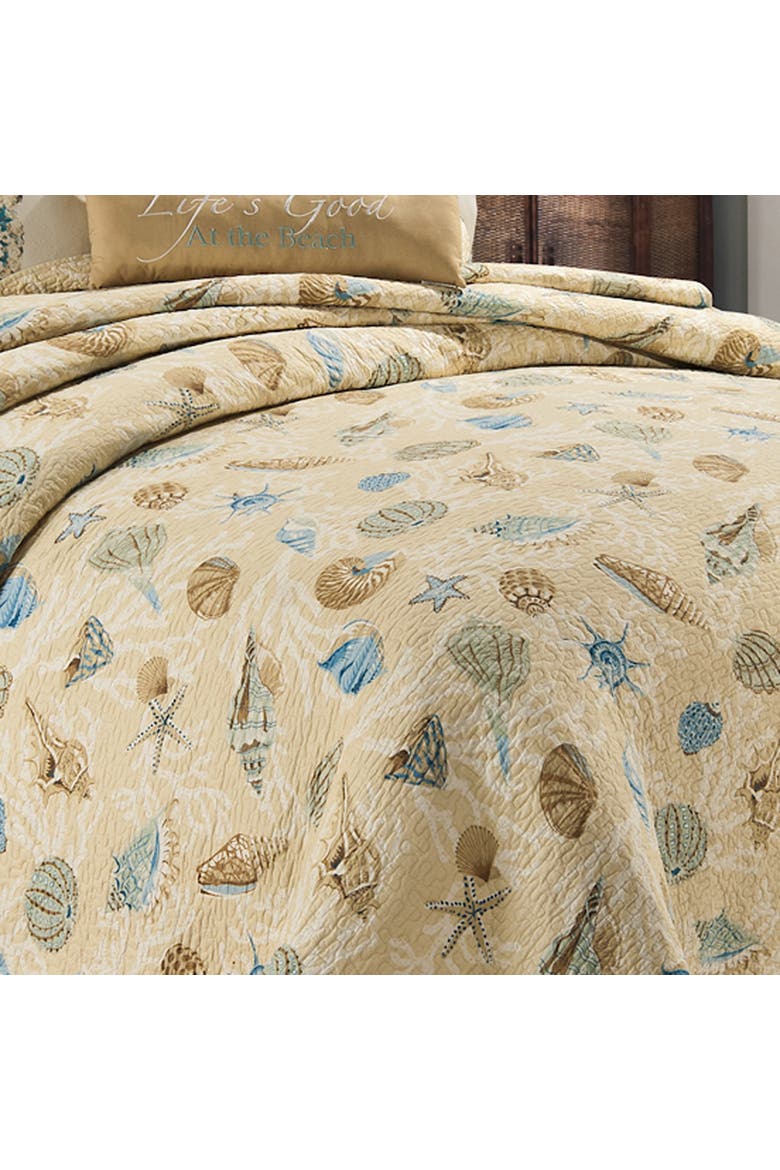 Madeira Quilt Bedding Collection, Alternate, color, Yellow