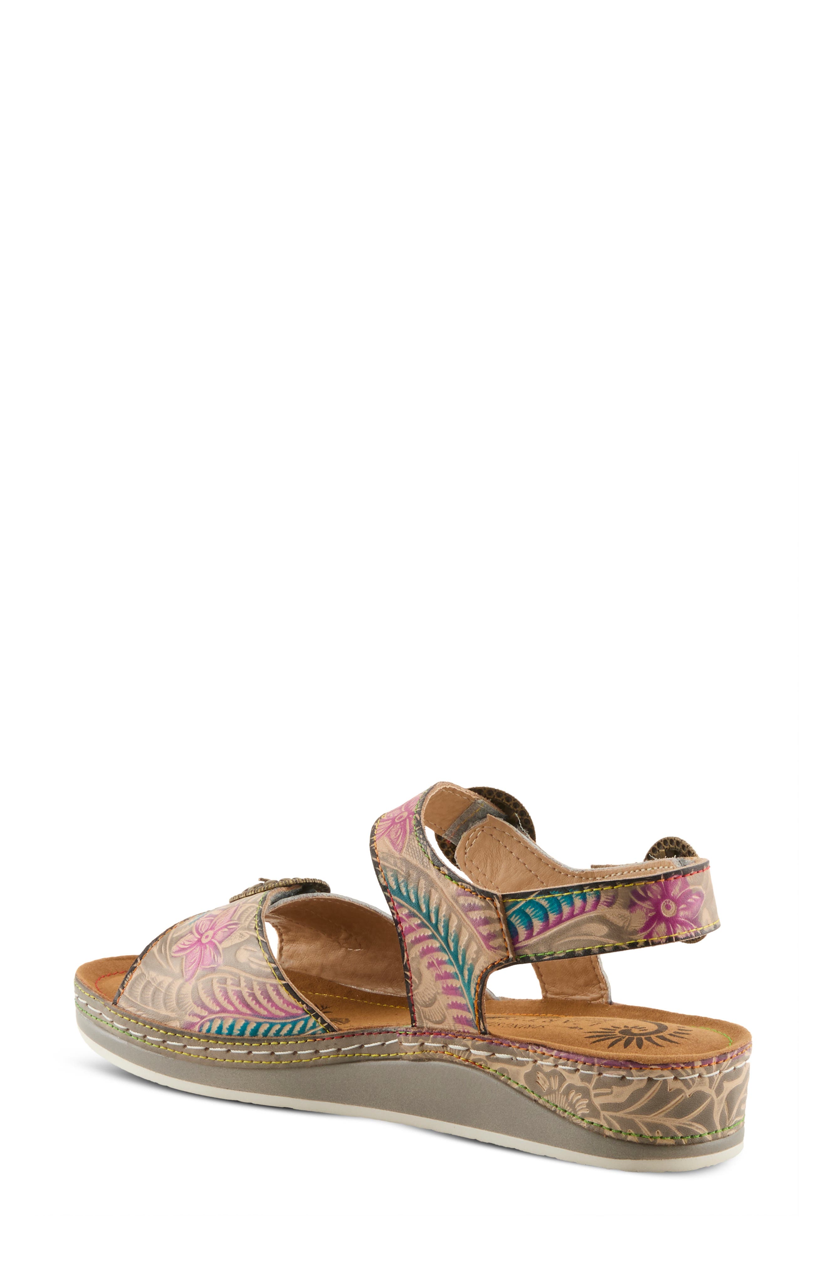 L'Artiste by Spring Step Offtrak Sandal, Alternate, color, Grey Multi