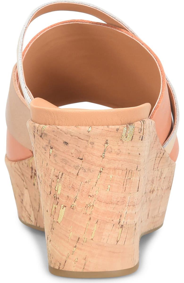 Kork-Ease<sup>®</sup> Addie Platform Wedge Slide Sandal, Alternate, color, Orange Combo