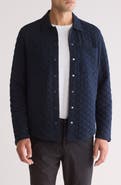 Perry Ellis Diamond Quilted Shirt Jacket