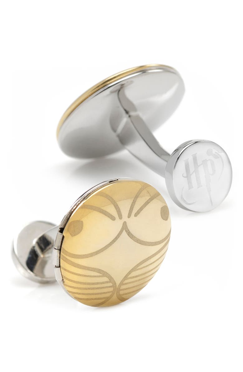 Cufflinks, Inc. Golden Snitch Cuff Links, Alternate, color, Gold
