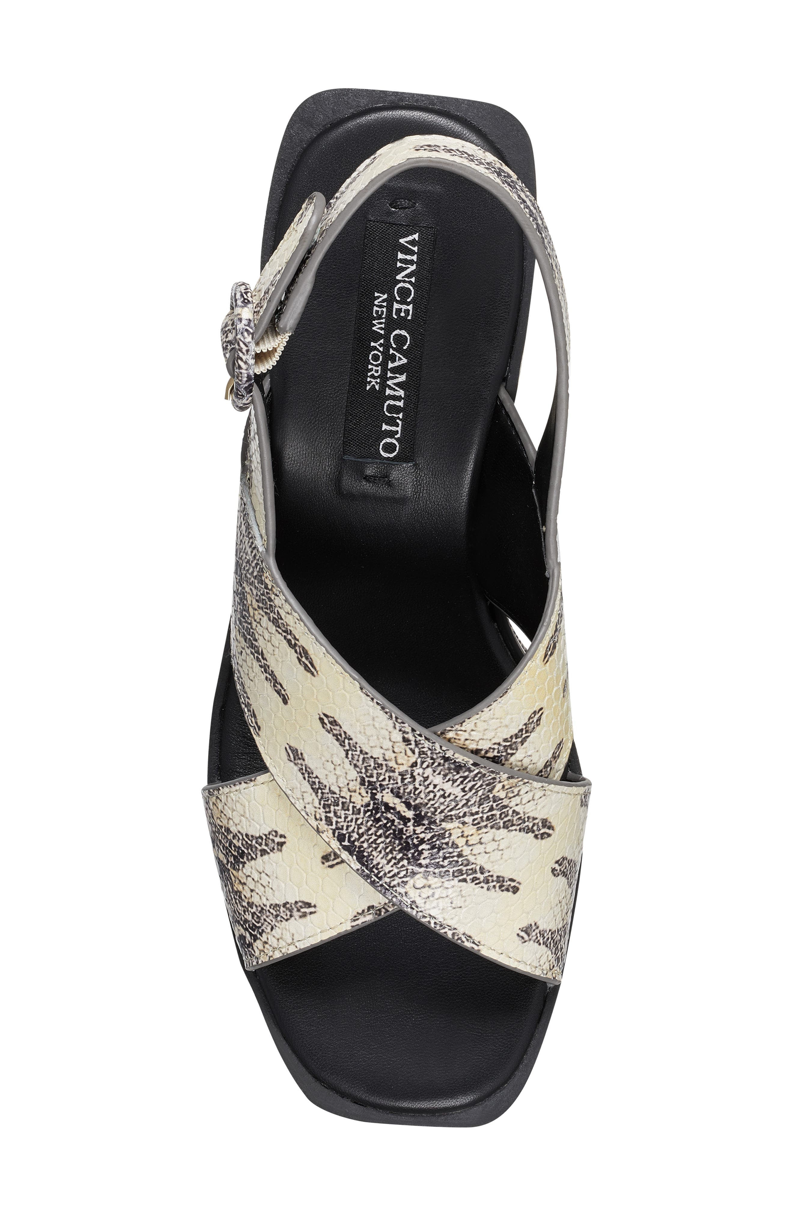 Celosia Slingback Sandal, Alternate, color, BLACK / WHITE
