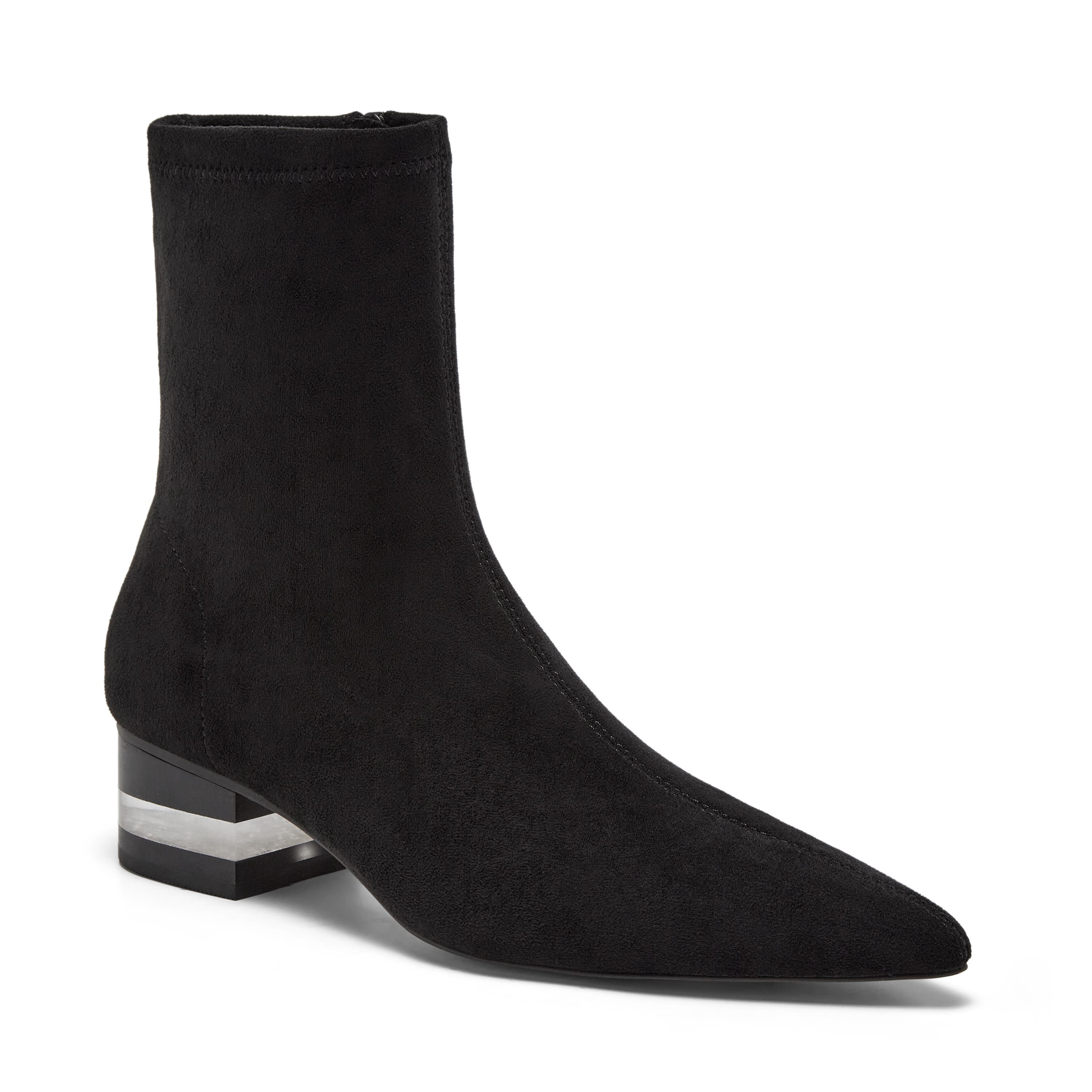 Kali-Acr bootie, Main, color, Black Immi suede