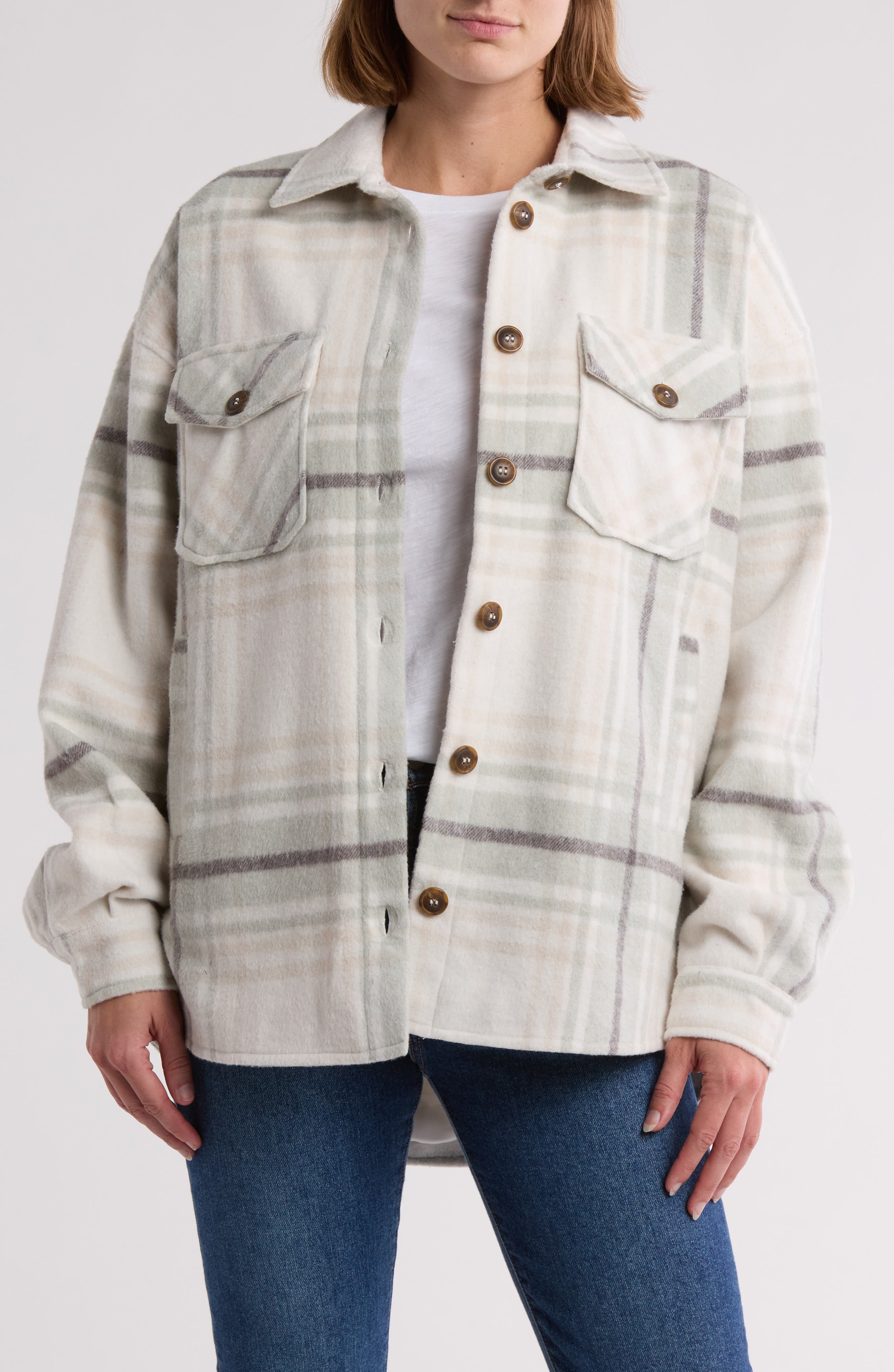 Plaid Shacket (Women) | Nordstromrack
