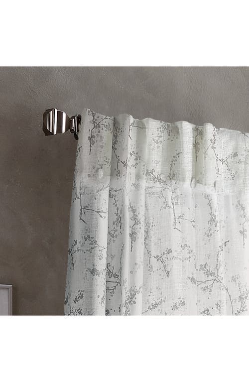 Dkny Promenade Set Of 2 Curtain Panels In Pewter