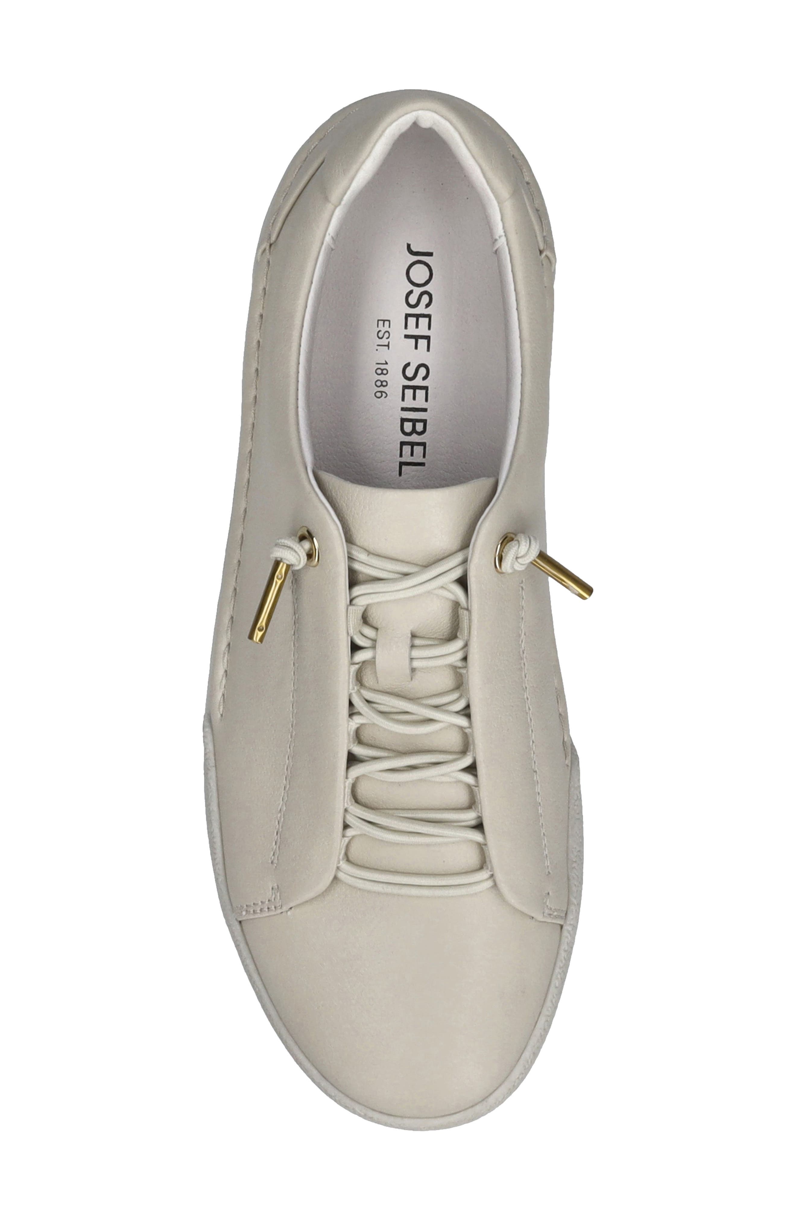 Josef Seibel Claire 24 Sneaker, Alternate, color, Creme