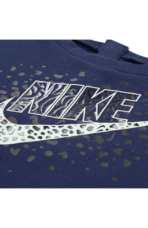 Nike Wild Warmth Toddler Crew Top And Leggings Set In Blue