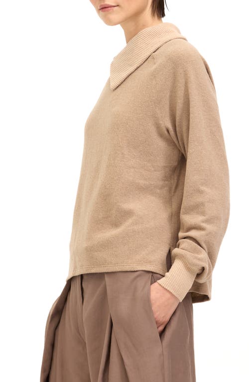 Project Social T Slow Morning Pullover In Camel