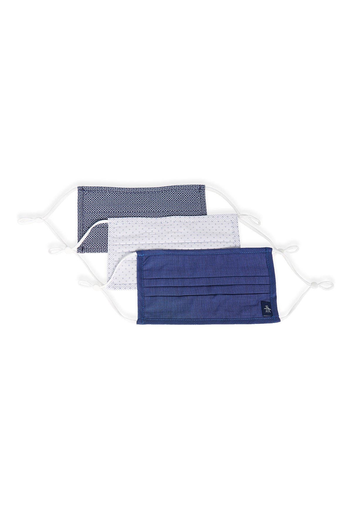 Original Penguin Assorted 3-Pack Poplin Face Masks | Nordstromrack