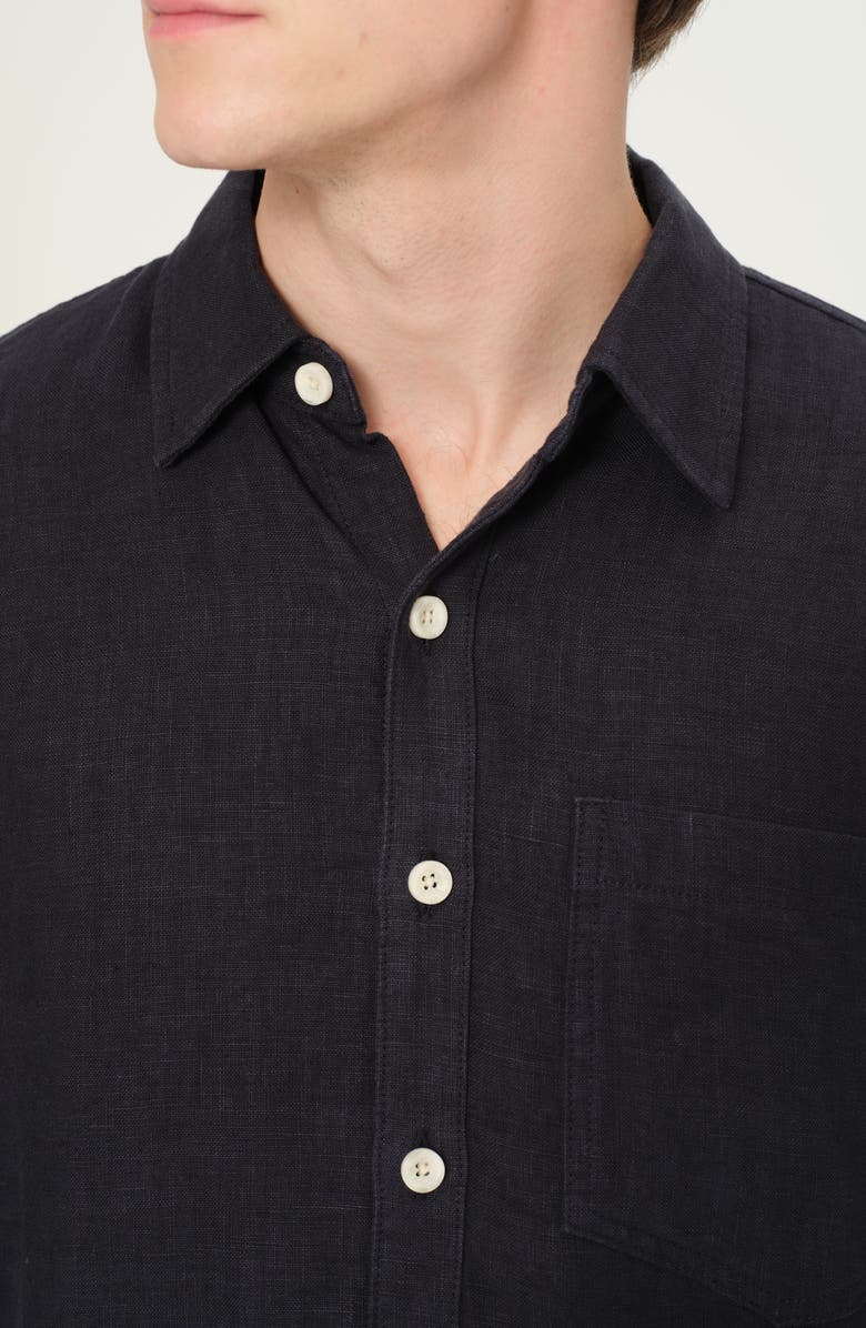 DL1961 Dominick Button-Up Linen Shirt, Alternate, color, 