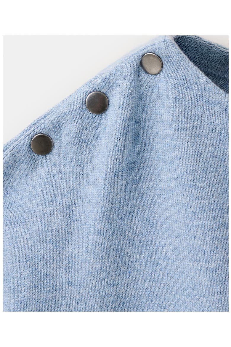 Boat Neck Sweater with Shoulder Detail, Alternate, color, SKY BLUE