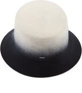 Eugenia Kim Ruby Gradient Wool Asymmetric Bucket Hat