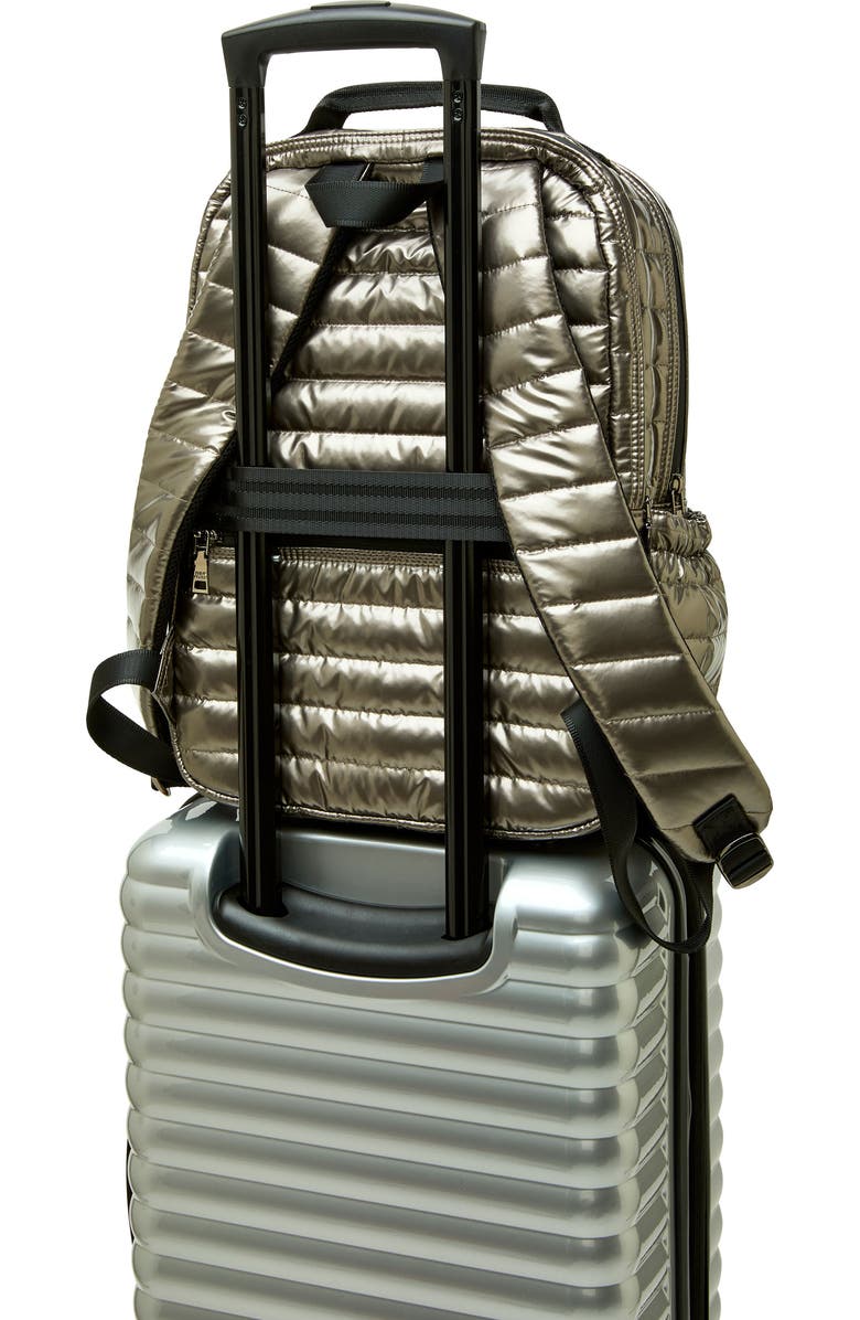 THINK ROYLN Headliner Quilted Backpack, Alternate, color, Steel Volterra