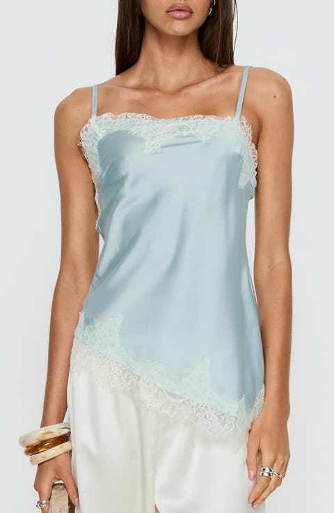 Winta Lace Trim Asymmetrical Camisole