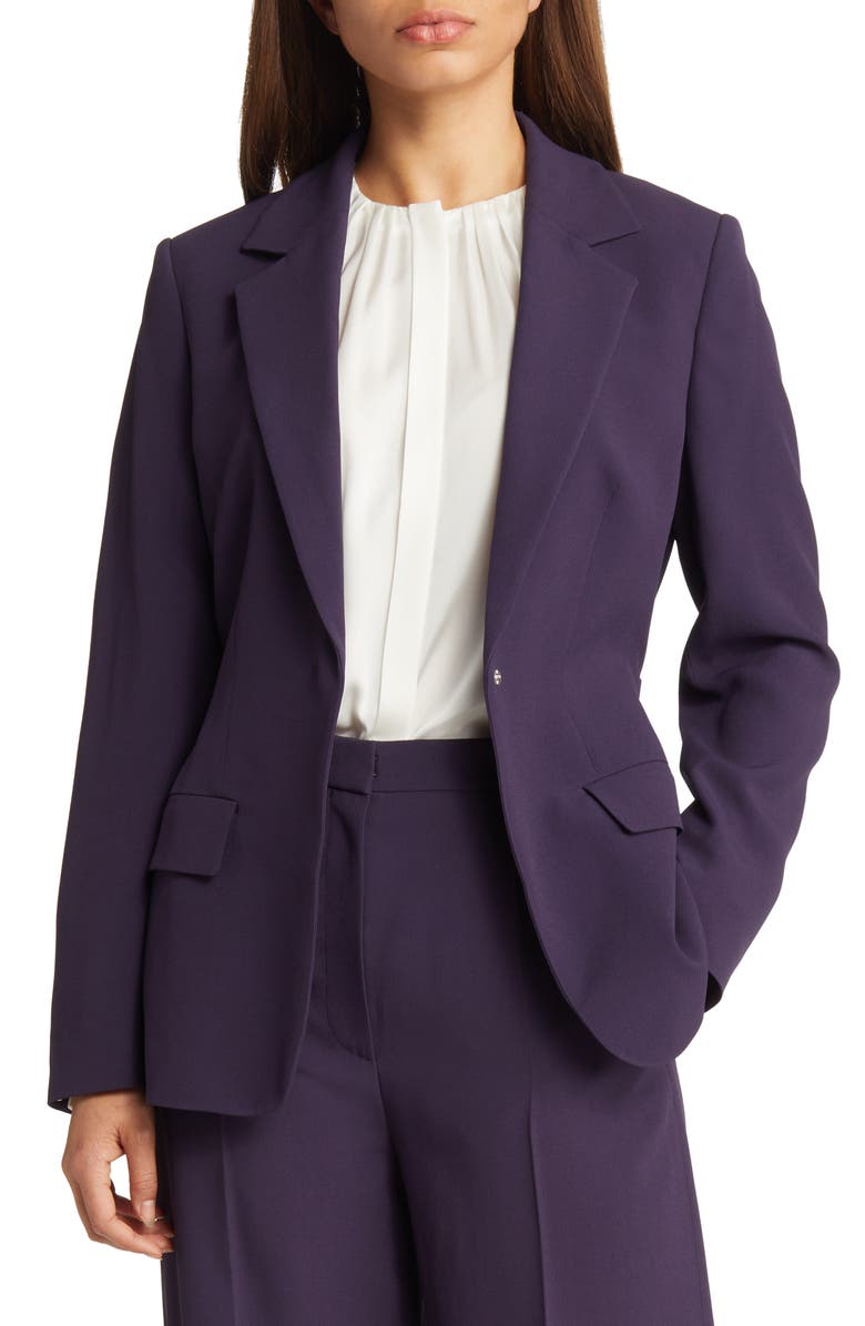 BOSS Jiriva Belted Blazer, Alternate, color, 