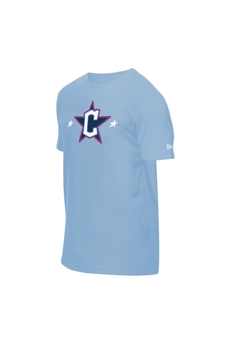 Men's New Era Light Blue Cleveland Guardians 2025 MLB All-Star Game Workout T-Shirt, Alternate, color, Light Blue