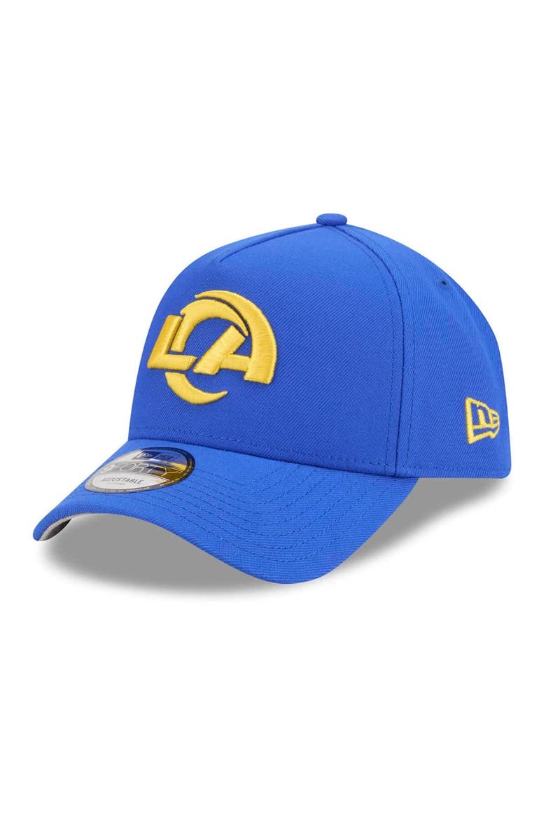 Men's New Era Royal Los Angeles Rams 9FORTY A-Frame Adjustable Hat, Main, color, Royal