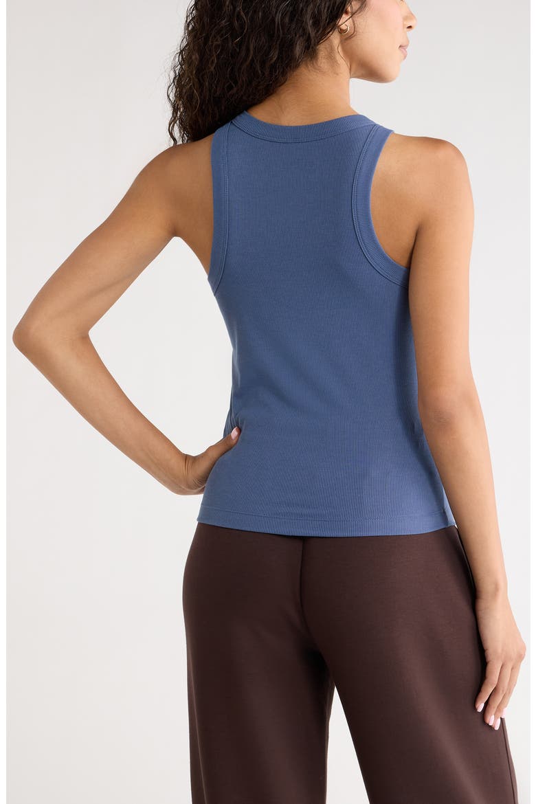 Go-To Rib Performance Tank, Alternate, color, BLUE VINTAGE