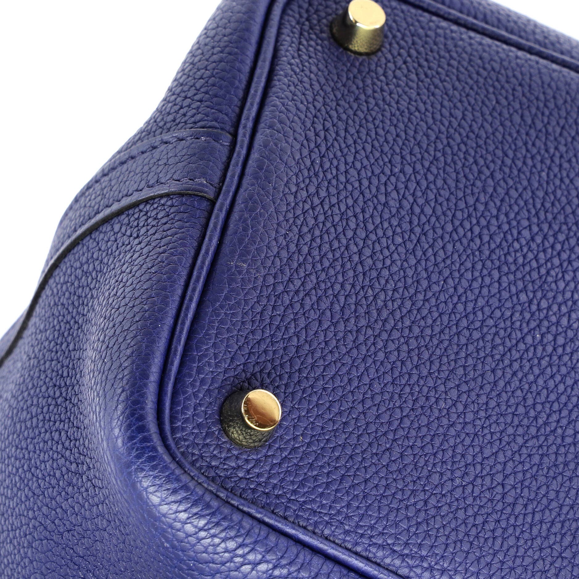 Pre-Owned Hermes Picotin Lock Bag Maurice PM, Alternate, color, Bleu Saphir