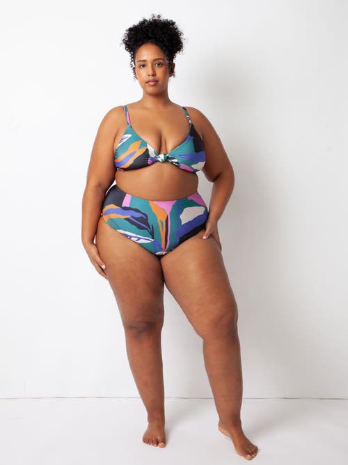 Villa Fresca Blake Bikini Swim Bottoms In Lush