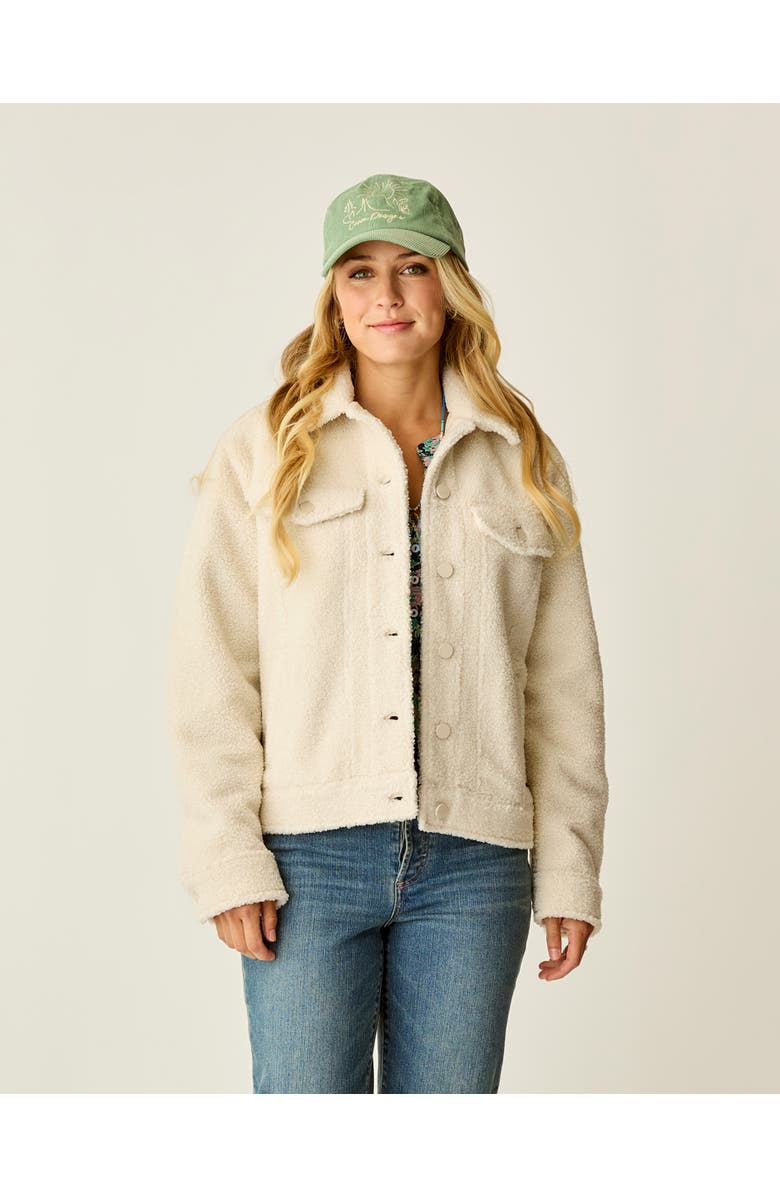 Carve Designs Rhea Boucle Trucker, Alternate, color, Birch