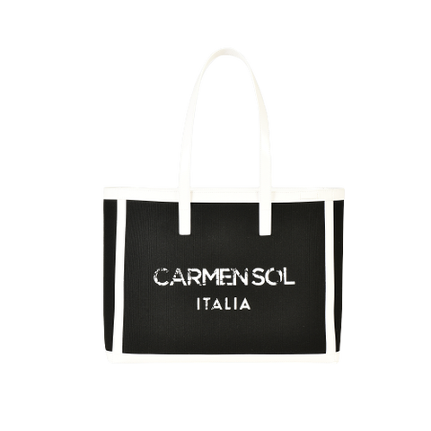 Capri Black Tote Bag